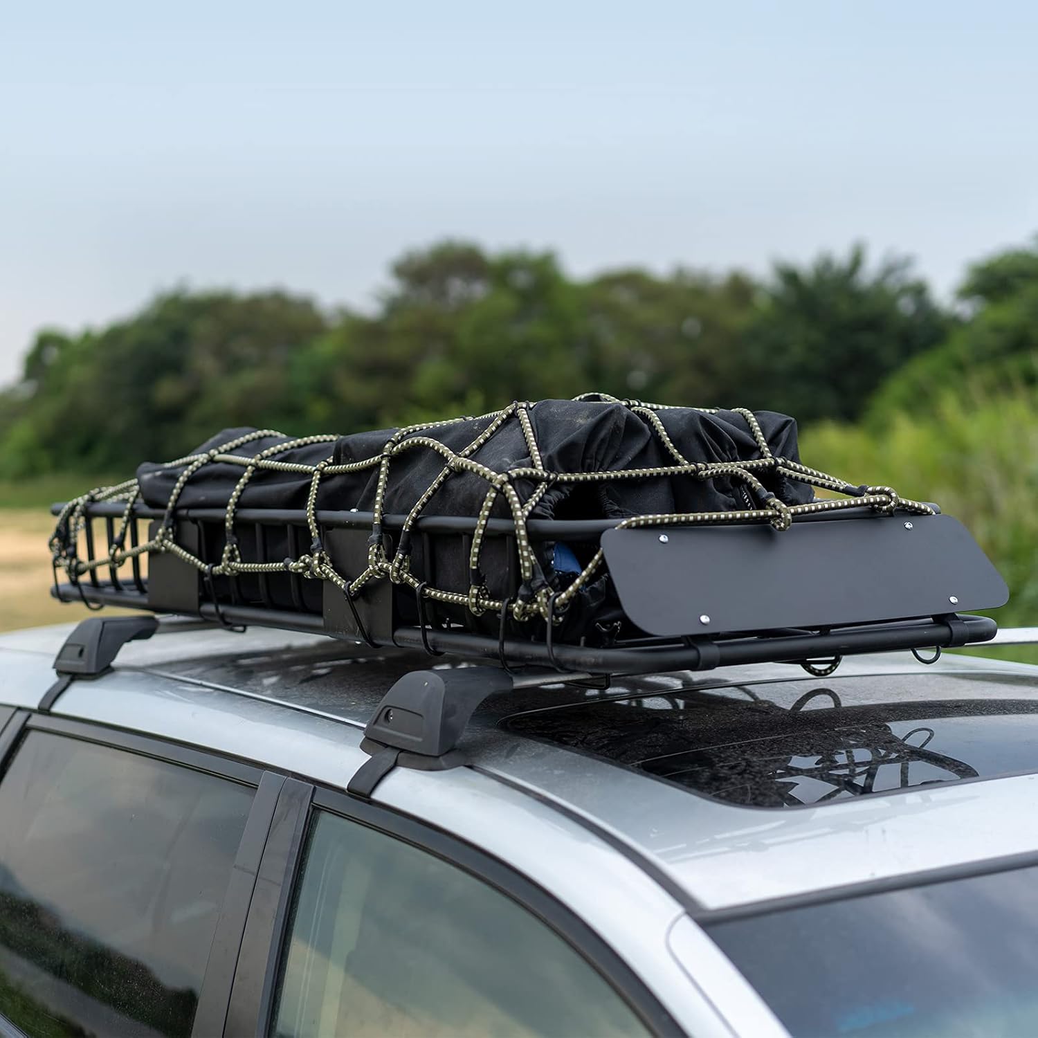 Car Roof Rack Cargo Carrier Basket Luggage A